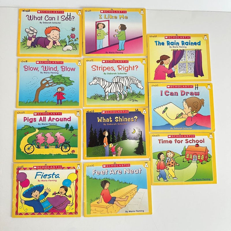 Scholastic Little Leveled Readers Bundle, Level A, 11 books