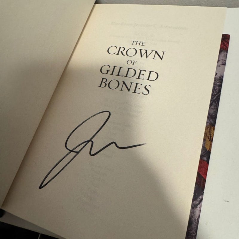 The Crown of Gilded Bones SIGNED