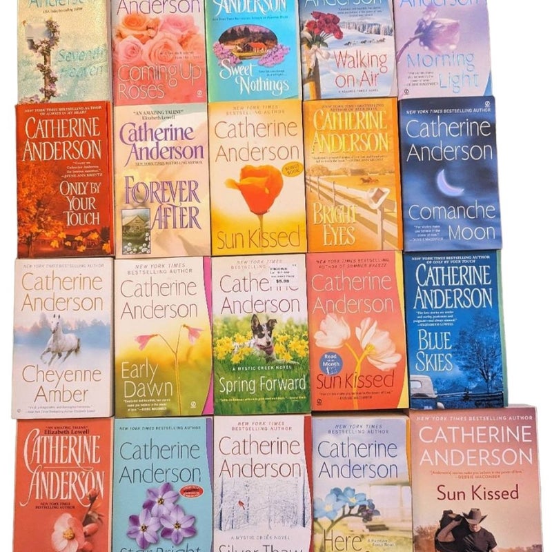 Catherine Anderson Novel Book Lot - Set of 20 Paperback Books