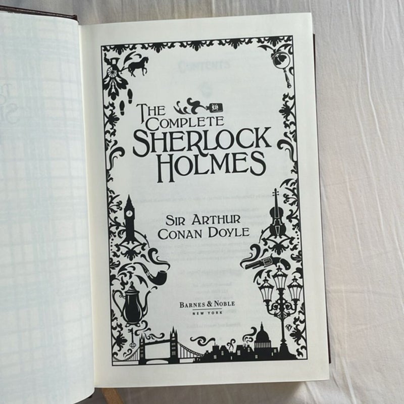 B&N Complete Sherlock Holmes Leather-O/P