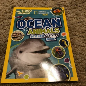 National Geographic Kids Ocean Animals Sticker Activity Book