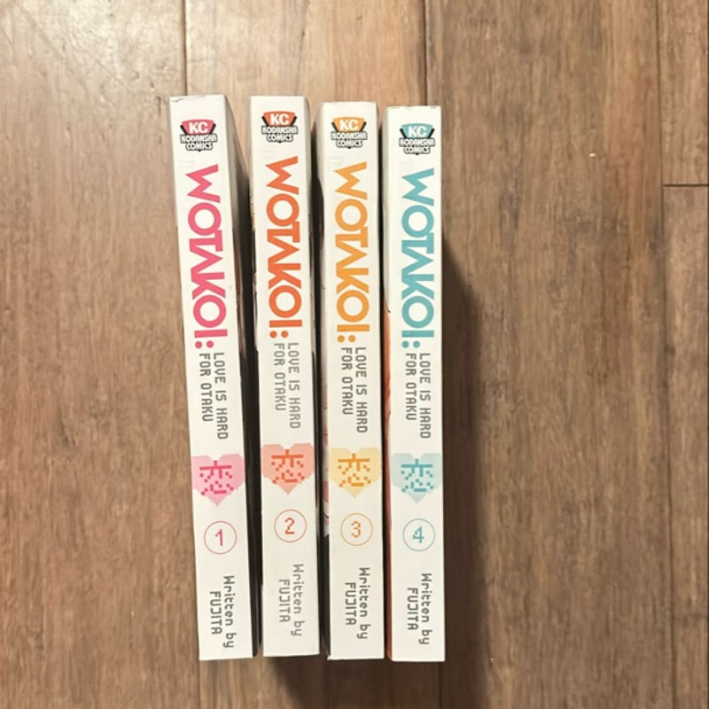 (Book Bundle) Wotakoi: Love Is Hard for Otaku 1,2,3,4