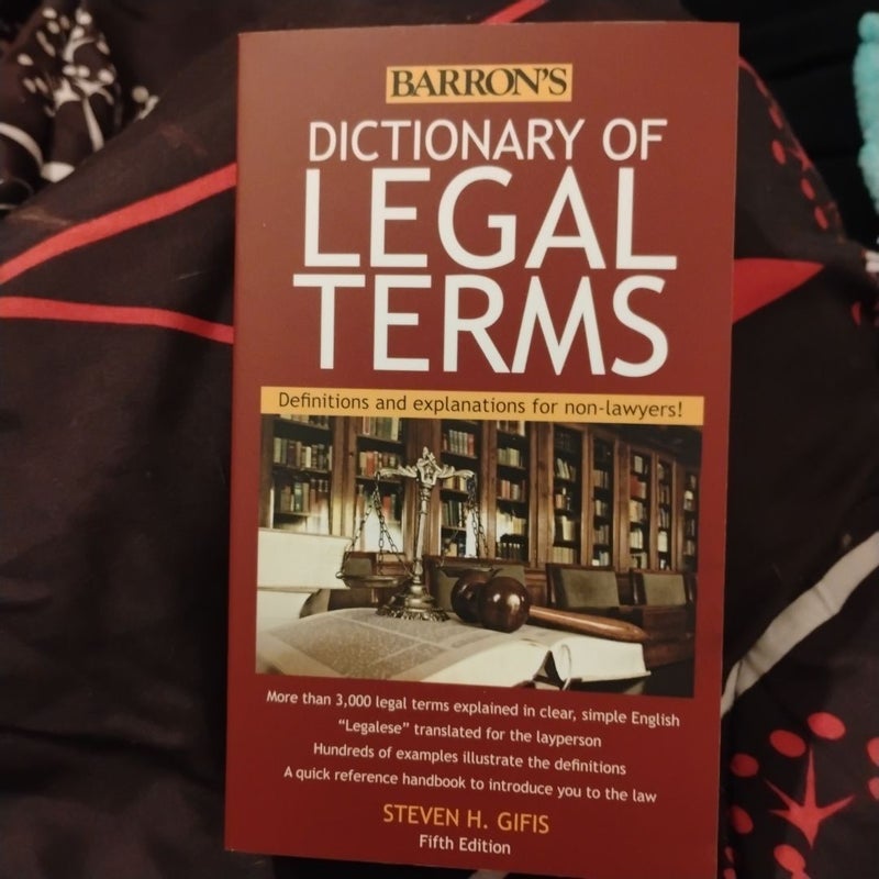 Dictionary of Legal Terms