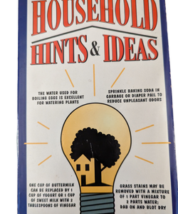 Vintage Household Hints & Ideas 1996 Paperback Nickel Press Laundry Repair Handy