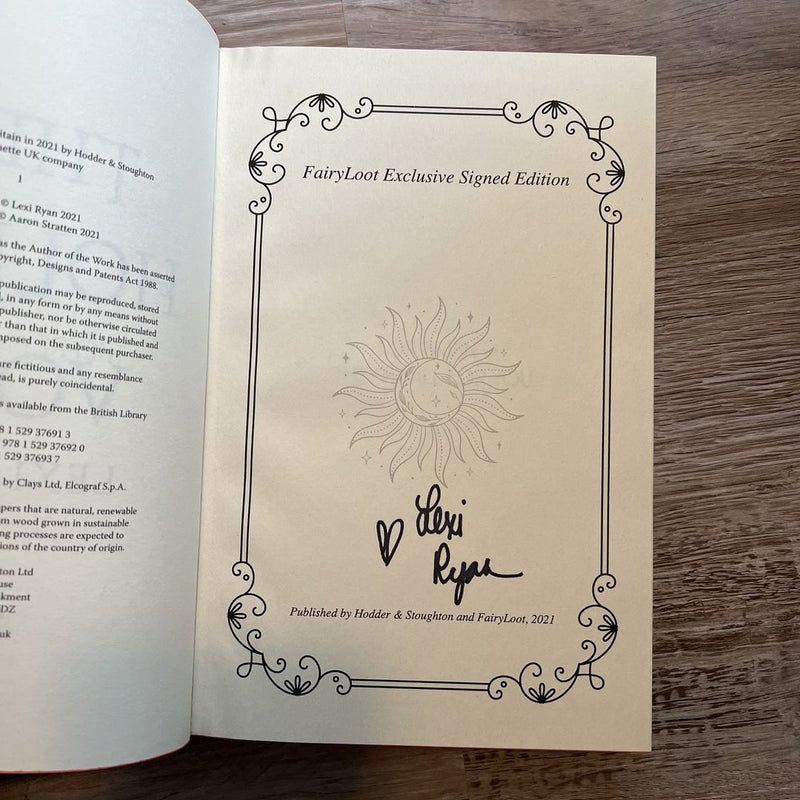These Hollow Vows (FairyLoot exclusive + signed by author)
