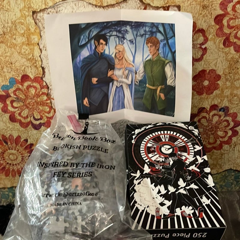 Caraval puzzle and Iron Fey series puzzle bundle