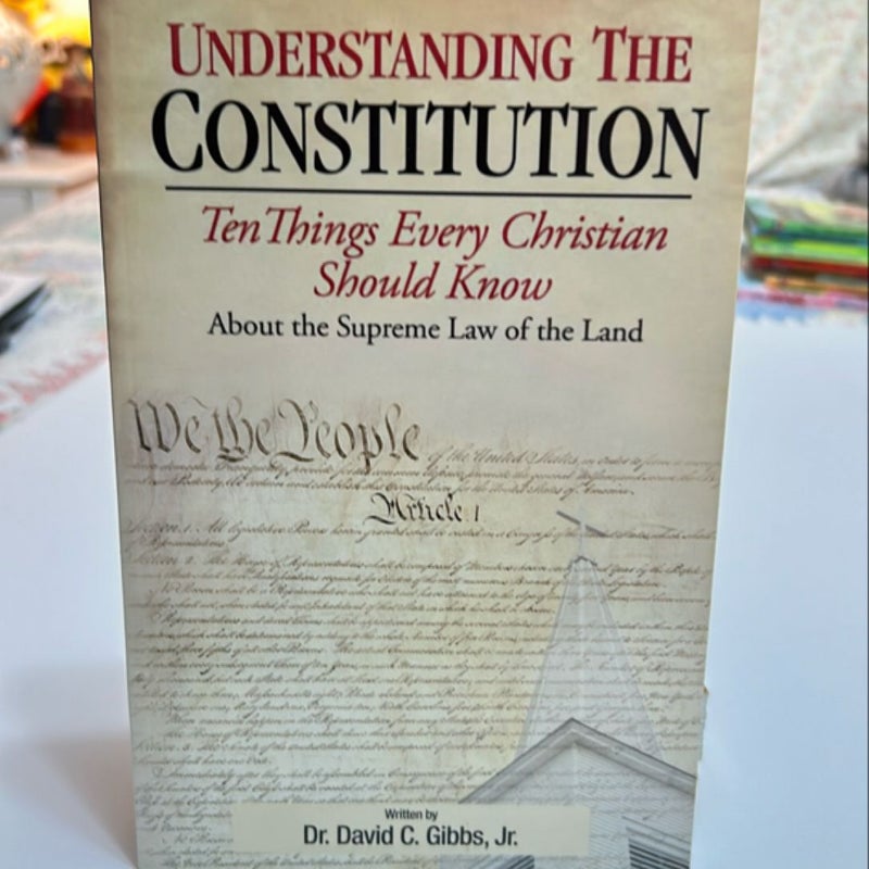 Understanding the constitution Understanding the constitution
