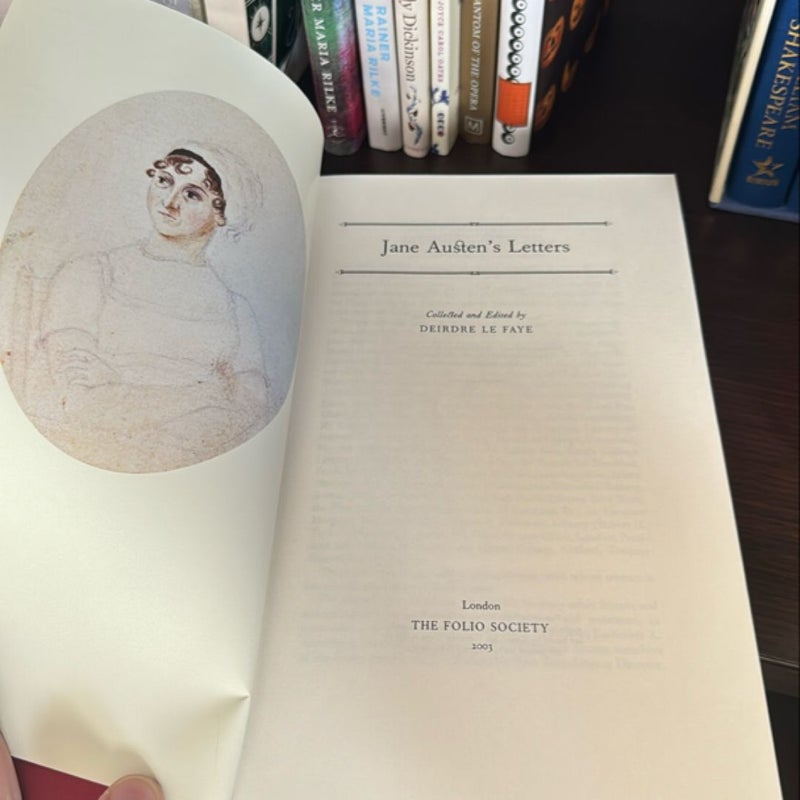 Jane Austen letters folio society edition