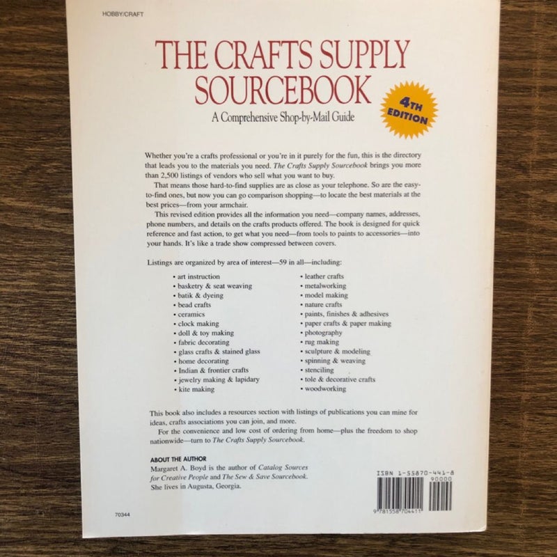 Crafts Supply Sourcebook