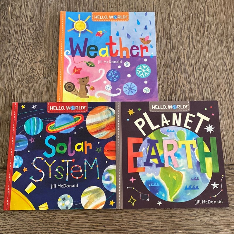 Bundle of 3 children’s books - world themed