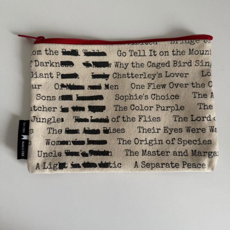 Banned Books Pouch