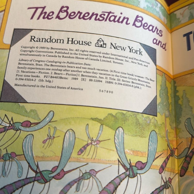 The Berenstain Bears and Too Much Vacation