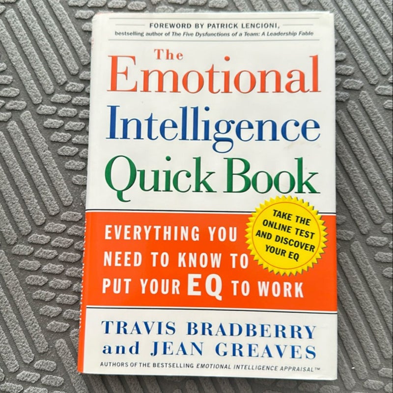The Emotional Intelligence Quick Book