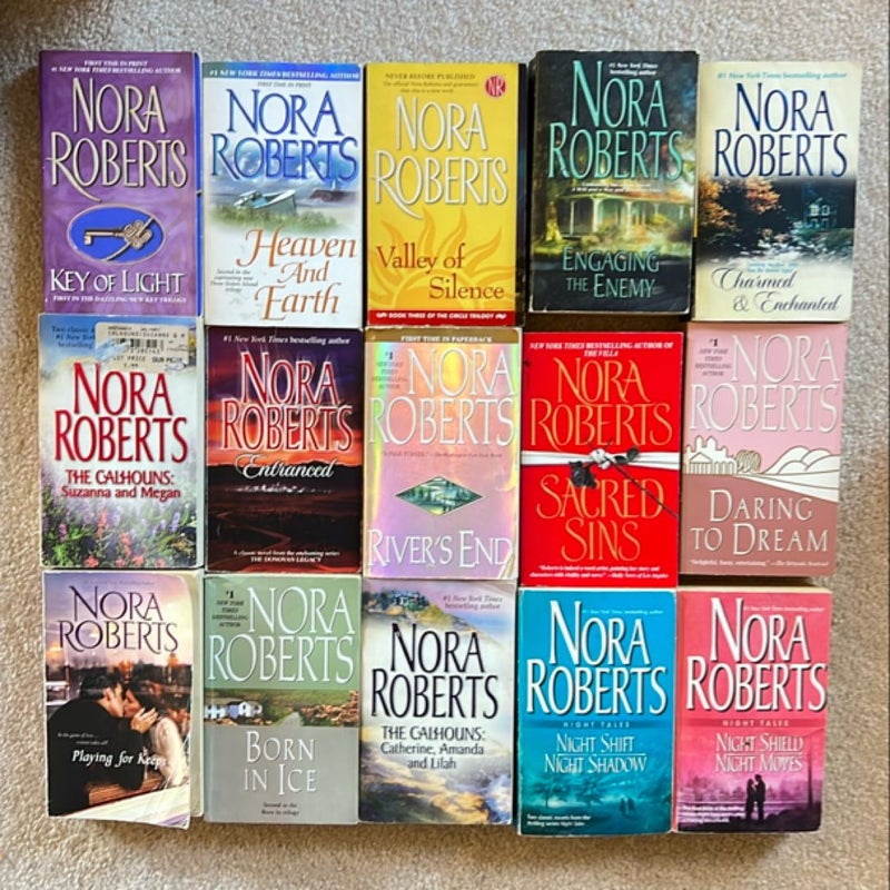 Nora Roberts 15 Book Bundle