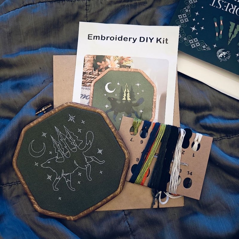 FairyLoot The Forest Grimm Embroidery Kit