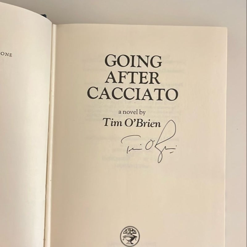 Going After Cacciato (signed)