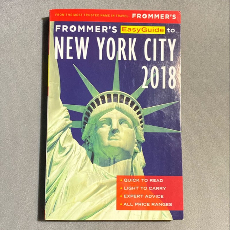 Frommer's EasyGuide to New York City 2018