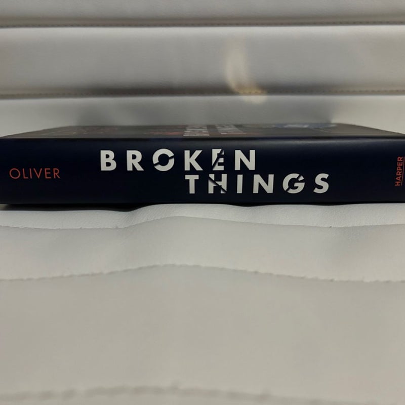 SIGNED copy of Broken Things