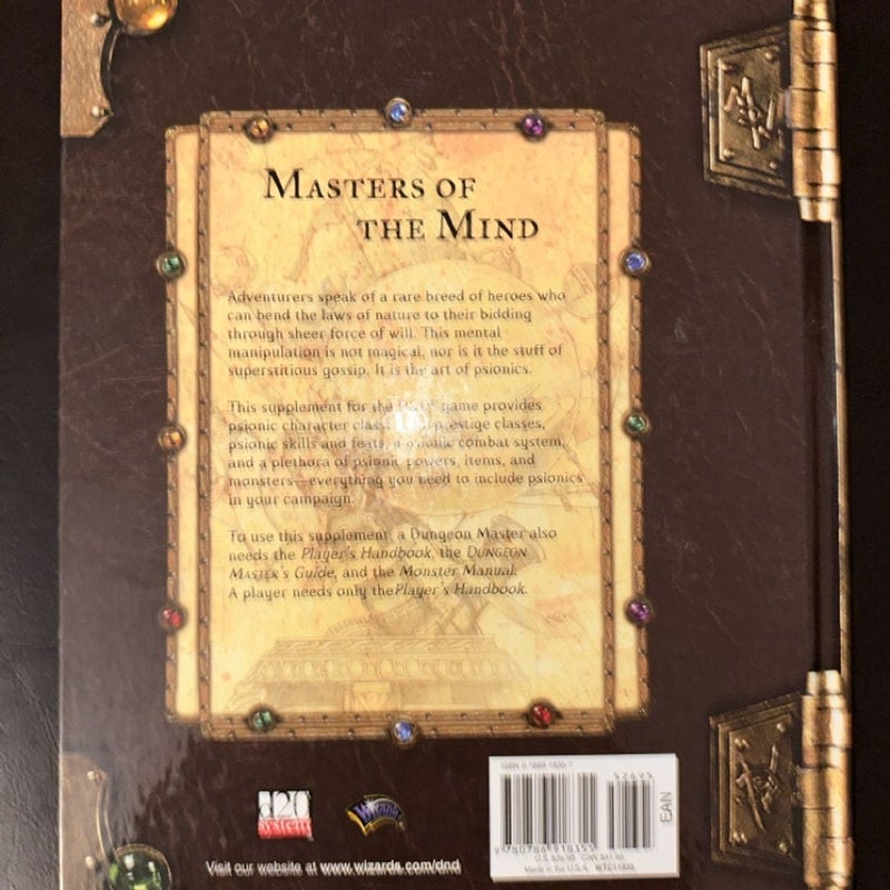 Dungeons & Dragons: Psionics Handbook