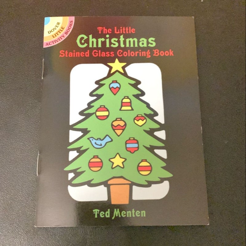 The Little Christmas Stained Glass Coloring Book