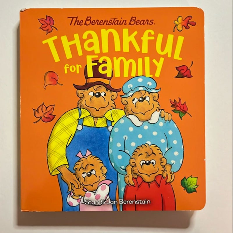 Thankful for Family (Berenstain Bears)