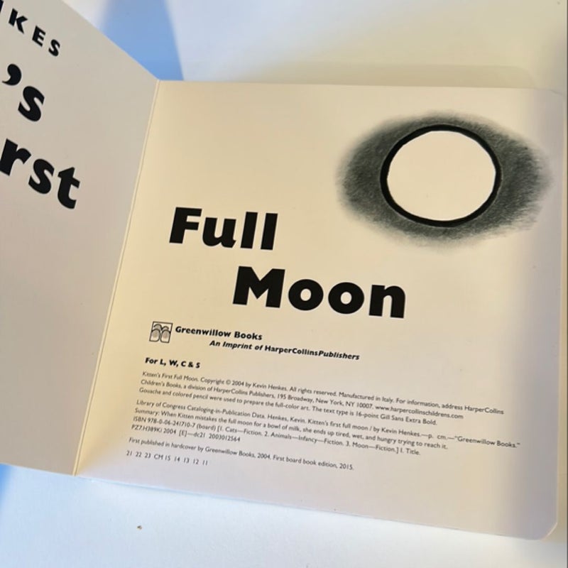 Kitten's First Full Moon Board Book