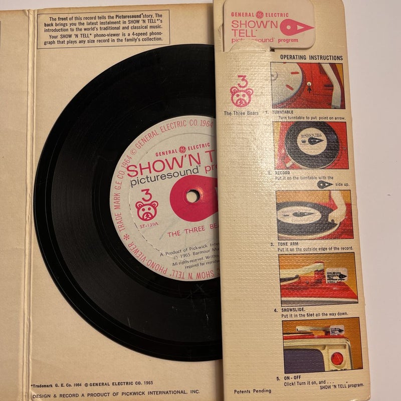 Show’n Tell Picturesound Program: The Three Bears - 1965