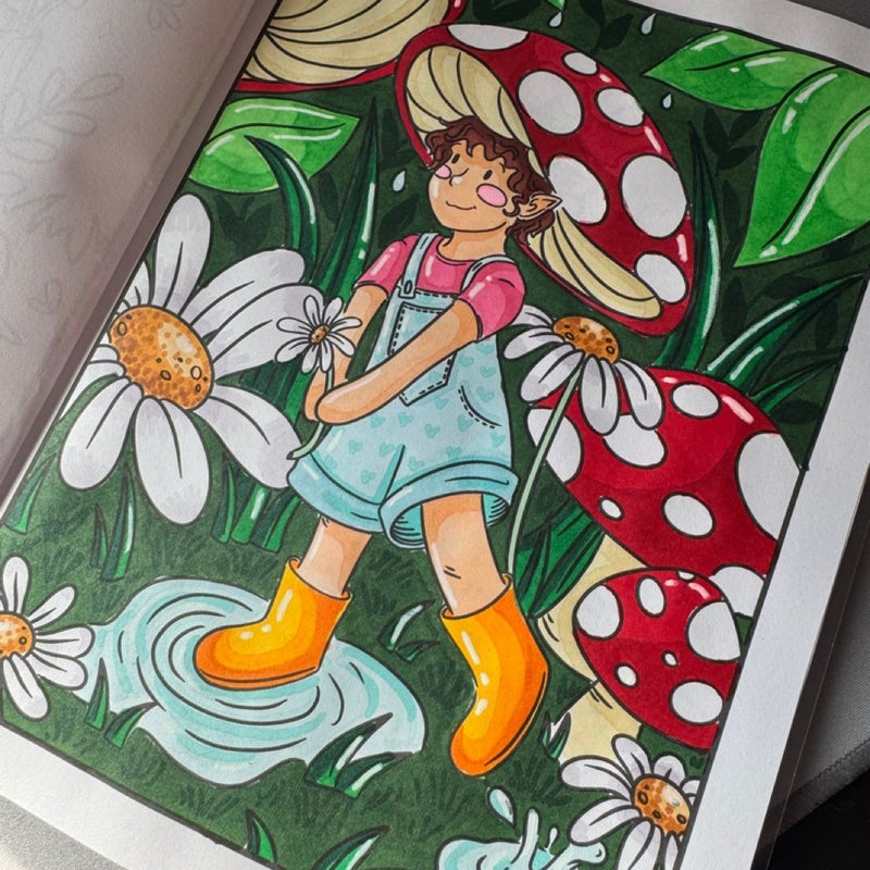 The Fairy Garden Coloring Book