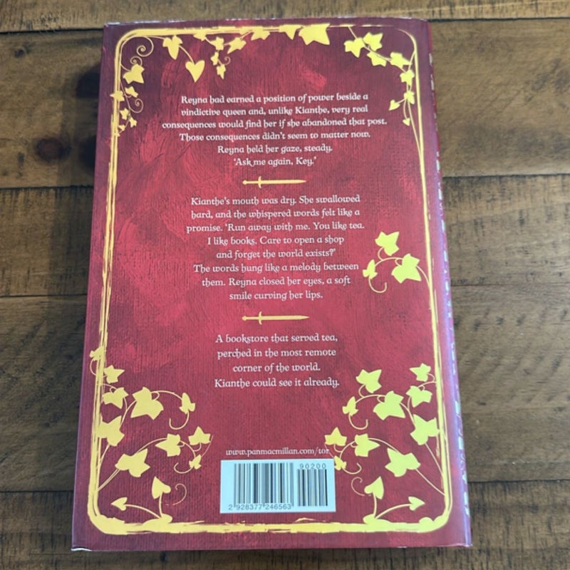 Can’t Spell Treason Without Tea Waterstones signed Limited Ed