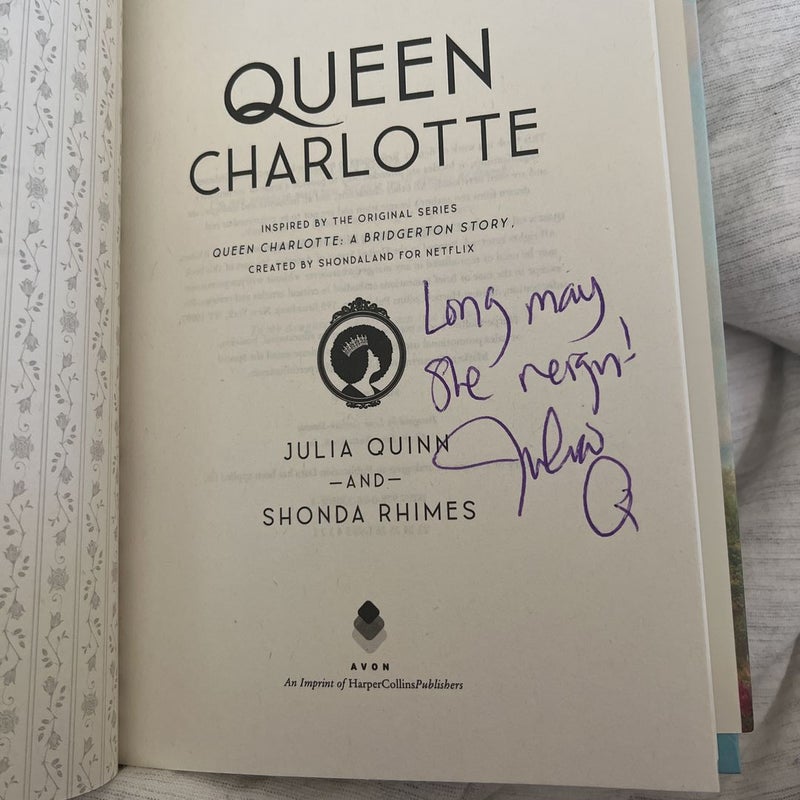 Queen Charlotte / Signed copy 