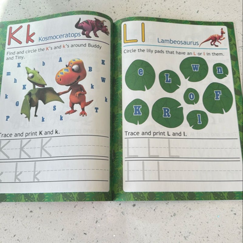 Dinosaur Train Preschool Workbook