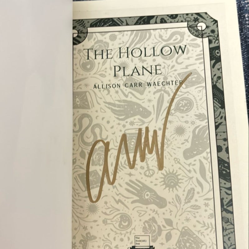 The Hollow Plane - signed Bookish Box edition w printed edges