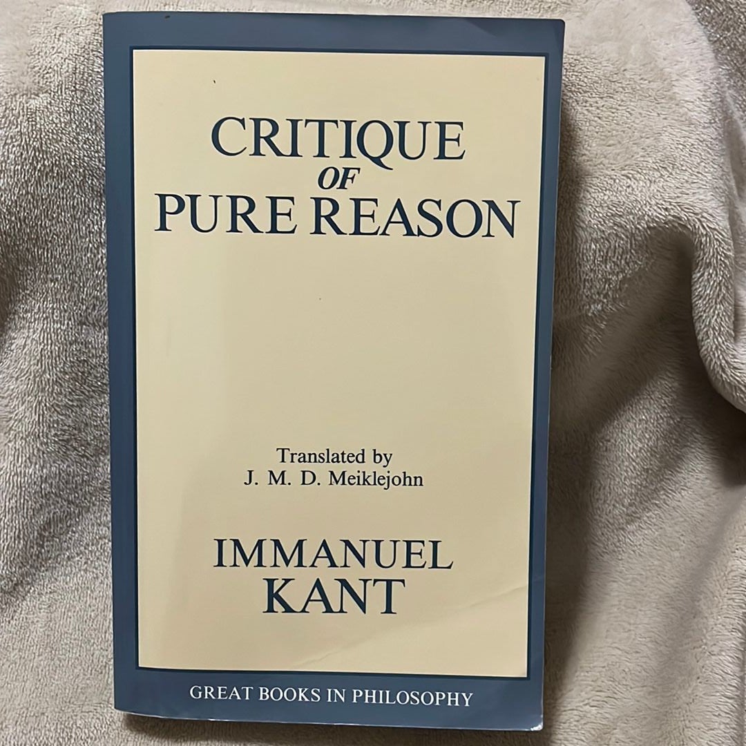 The Critique of Pure Reason