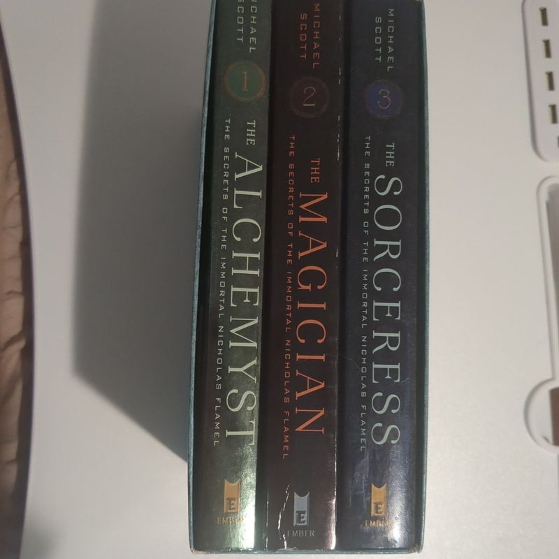 The Secrets of the Immortal Nicholas Flamel Boxed Set (3-Book)