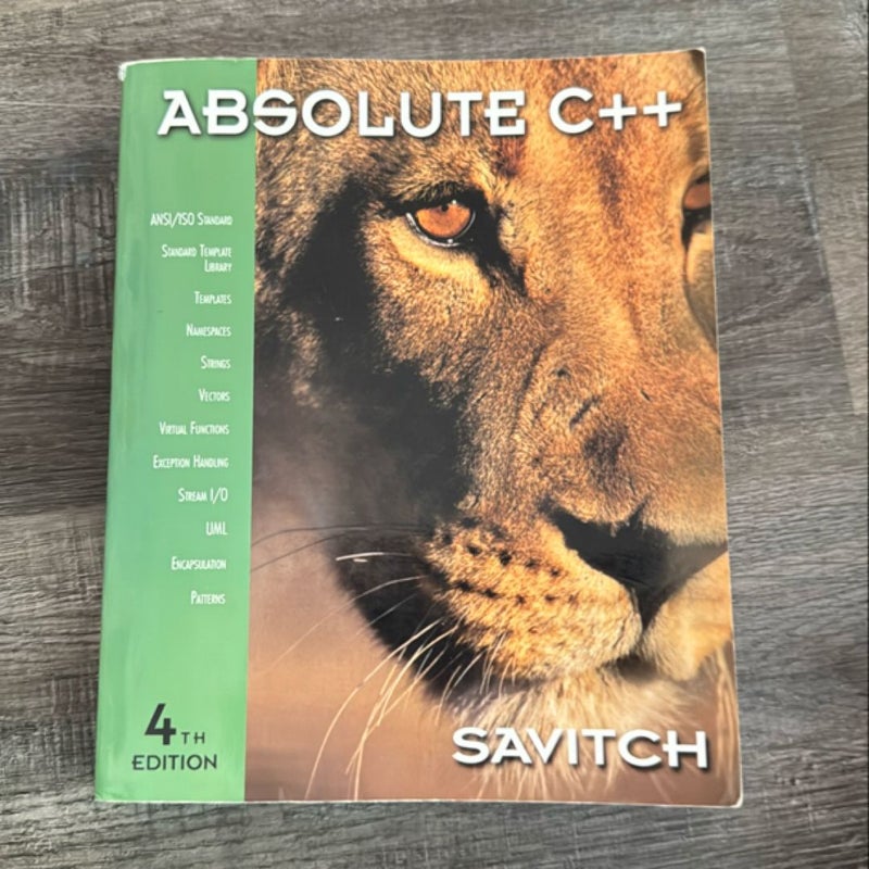 Absolute C++