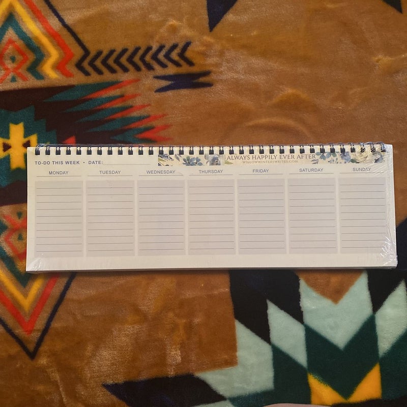 Book Lover weekly organizer