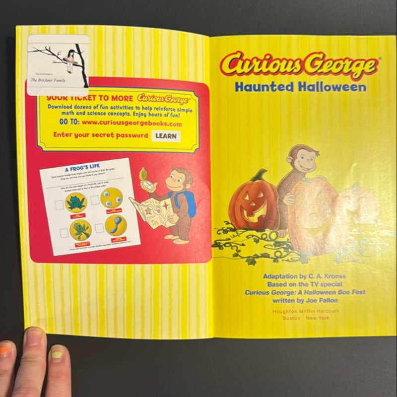 Curious George Haunted Halloween (cgtv Reader)