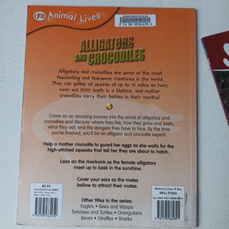 2 Book Bundle: Alligators And Crocodiles; Desert Animal Adaptations