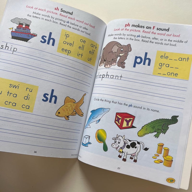 Crayola Basic Phonics Workbook