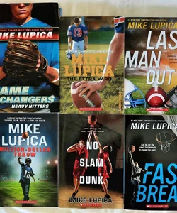 Set/Bundle Mike Lupica: Million-Dollar Throw, Last Man Out, No Slam Dunk, Fast Break, The Extra Yard, Game Changers: Heavy Hitters