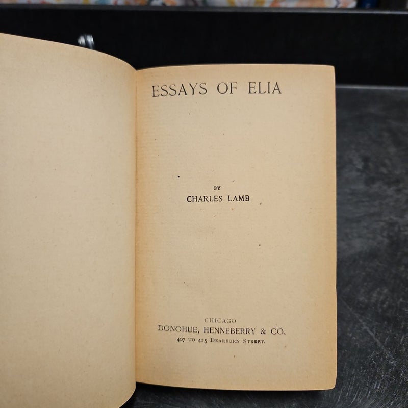 Essays of Elia (PB372)