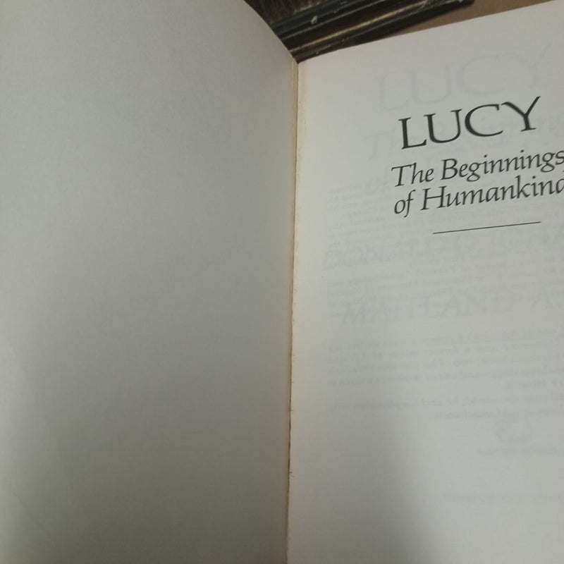 Lucy, the Beginnings of Humankind