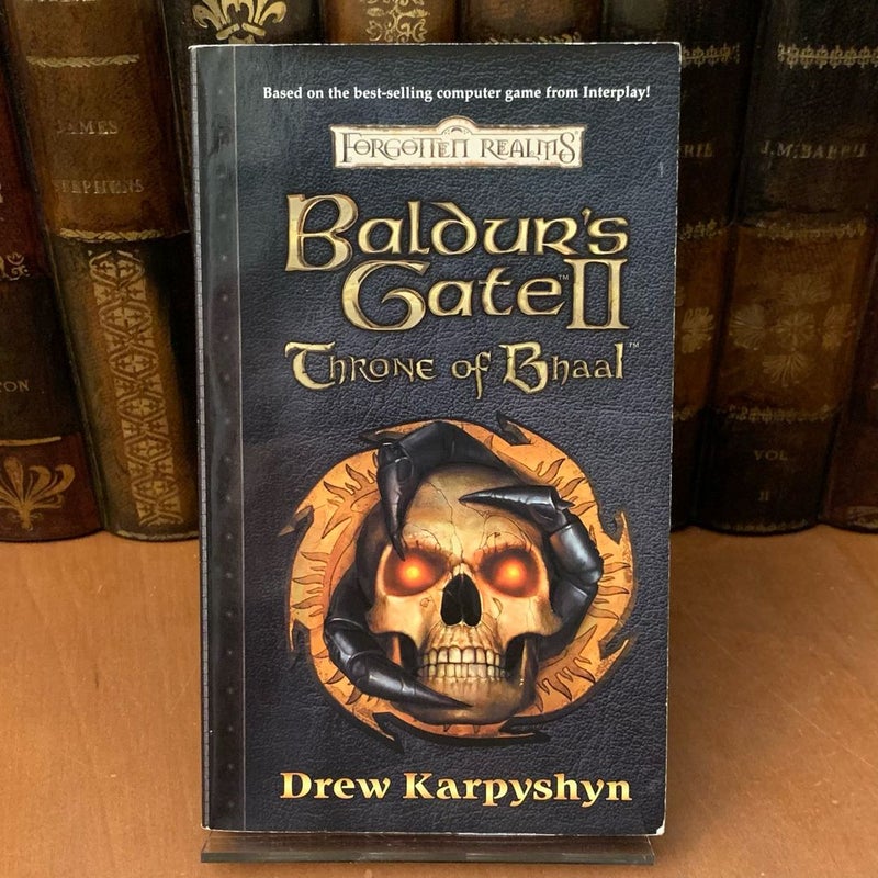 Baldur’s Gate II: Throne of Bhaal, Baldur’s Gate Book 3, First Edition First Printing