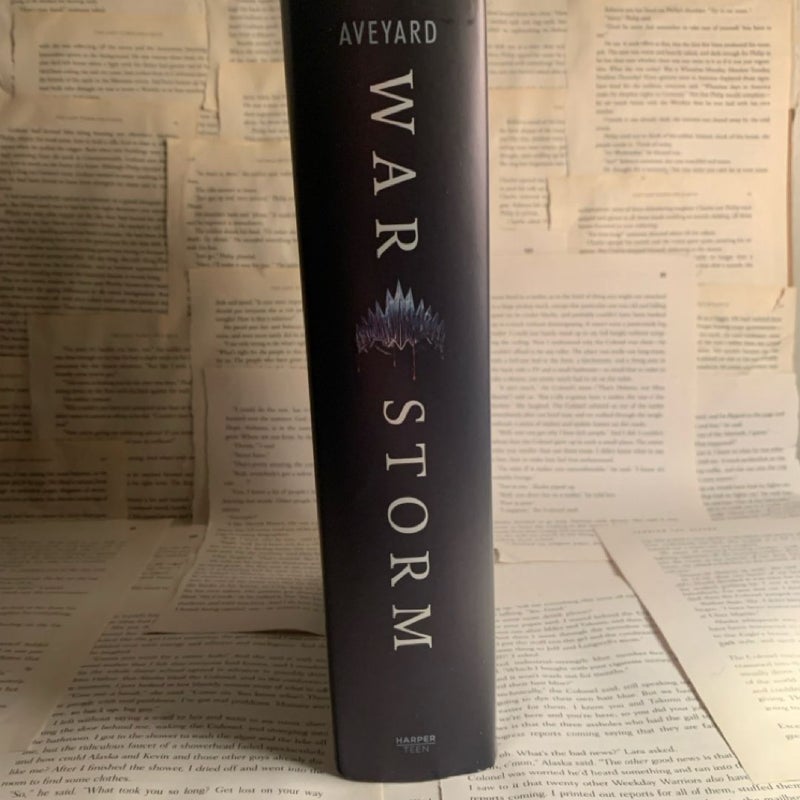 First Edition & Print: War Storm