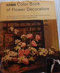 Teller book of flower decoration.