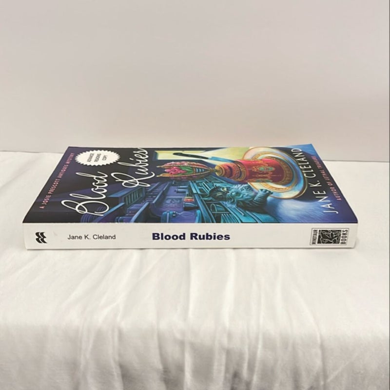 Blood Rubies signed ARC