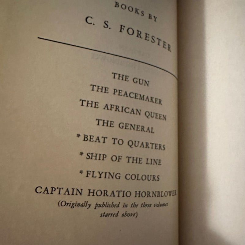 Captain Horatio Hornblower 1939 C.S Forester