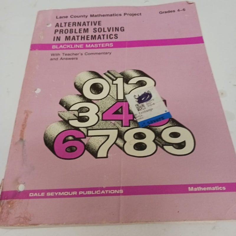 Alternate Problem Solving Mathematics