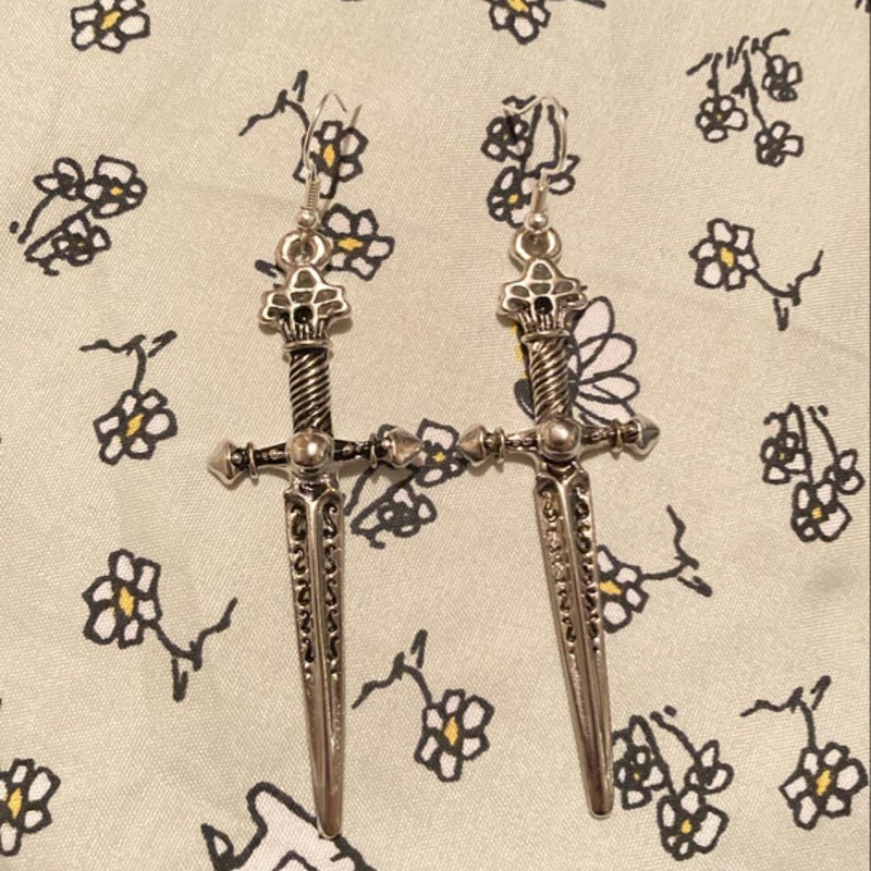 Sword Earrings