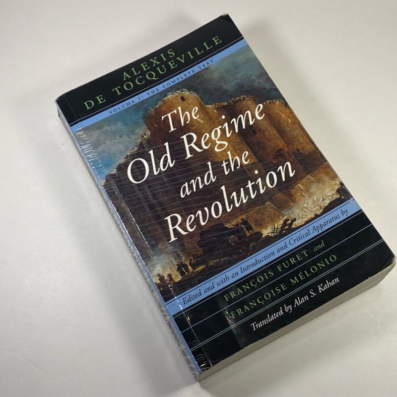 The Old Regime and the Revolution, Volume I